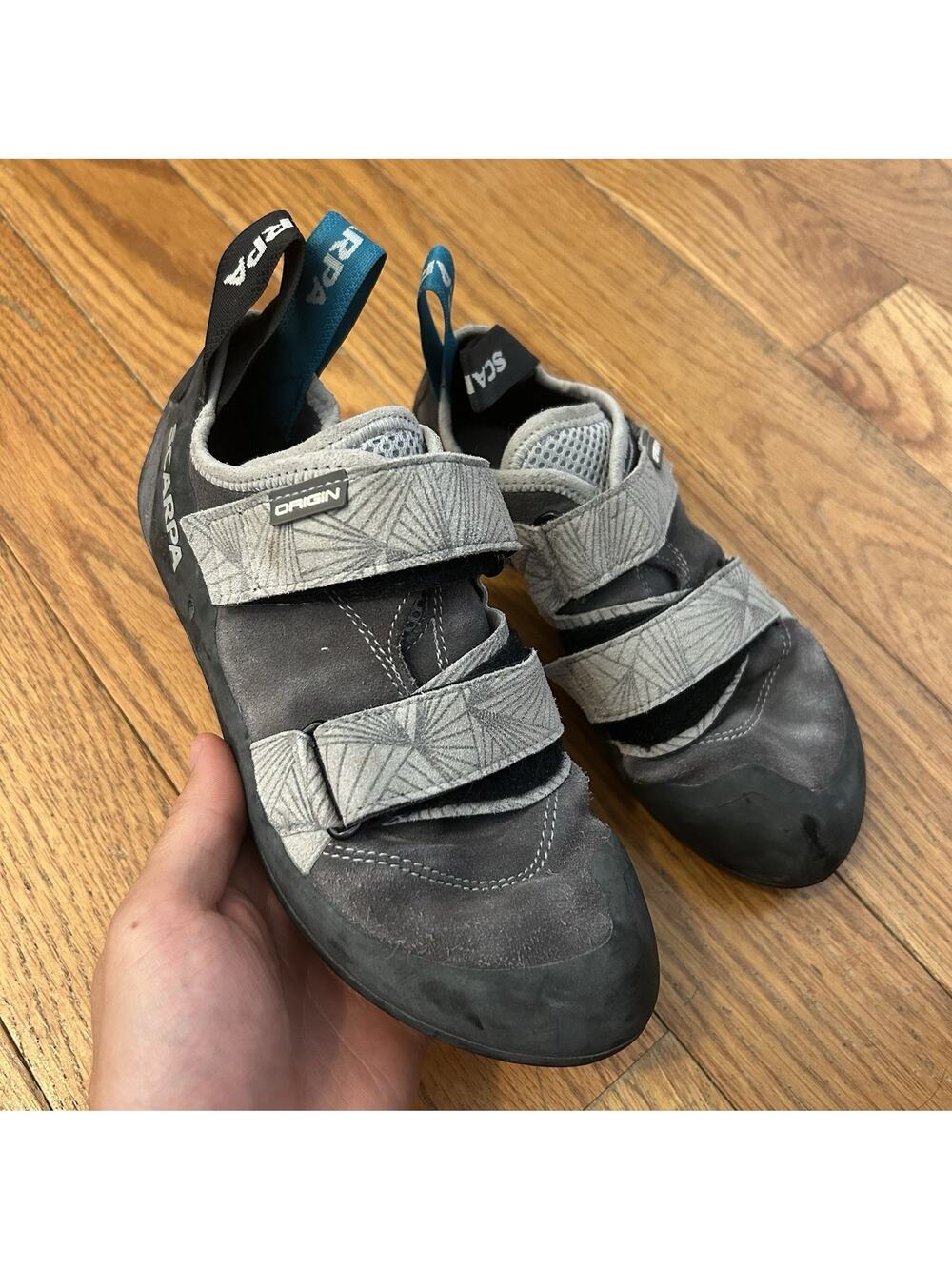 Scarpa Origin Suede Strap Climbing Shoes 39 Men’s 6.5 Womens 7.5